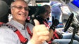 Filipe Freitas, Paulo Mendes e Américo Gouveia testaram os Porsches para o Rali Vinho Madeira