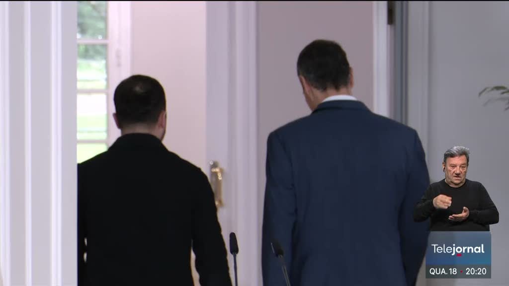Zelensky em Madrid. Espanha desbloqueia mil milhões de euros para a Ucrânia
