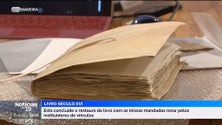 Imagem de Livro do Século XVI encontrado na Igreja de Machico pelo pároco local (vídeo)