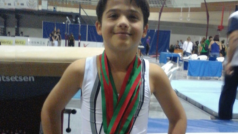 Imagem de João Sousa Campeão Nacional de Ginástica Artística Masculina, de Iniciados