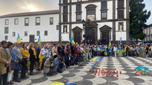 Imagem de Centenas juntam-se no Funchal no apoio à Ucrânia (vídeo)