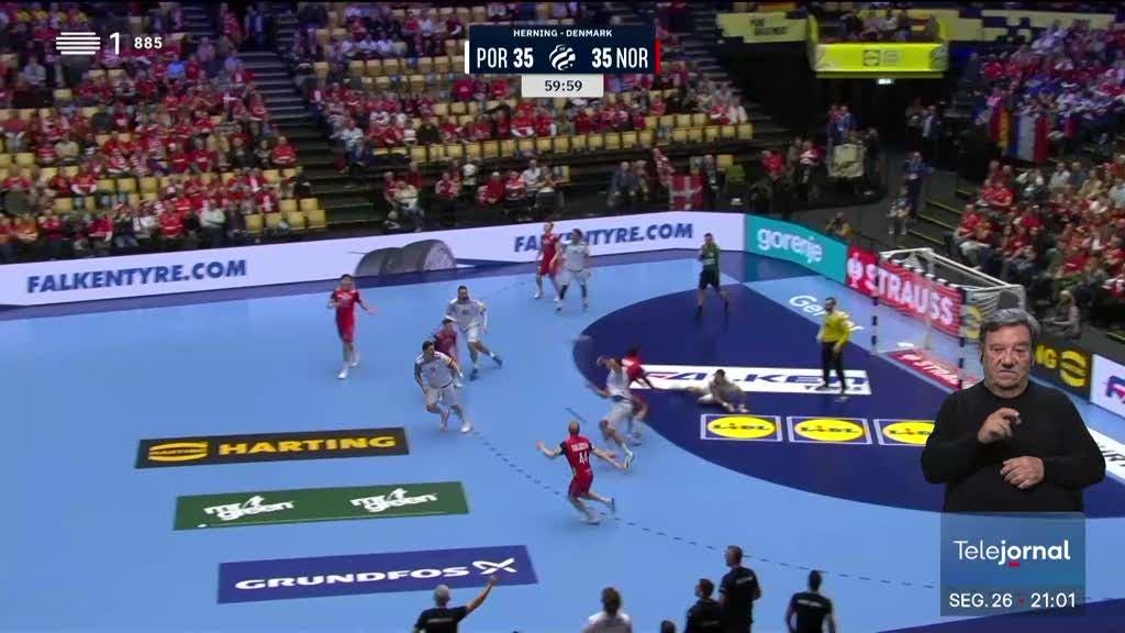 Europeu de Andebol. Portugal empata com a Noruega