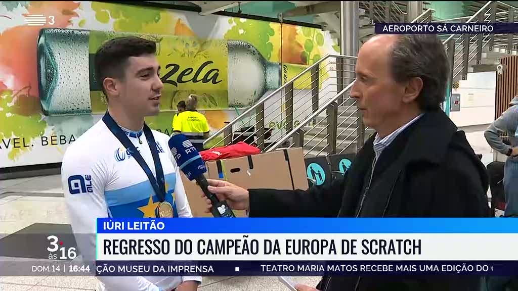 Iúri Leitão de regresso. Tricampeão euroepu já de olho nos Olímpicos