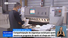 Imagem de Subsídio de natal para as empresas que recorram ao programa de apoio à retoma só será pago em 2021 (Vídeo)