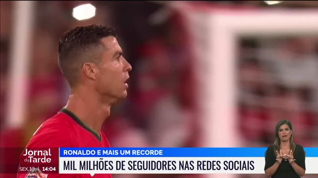 Ronaldo soma recordes. Mil milhões de seguidores nas redes sociais