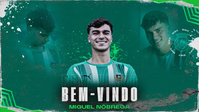 Imagem de Miguel Nóbrega assina com o Rio Ave por três temporadas