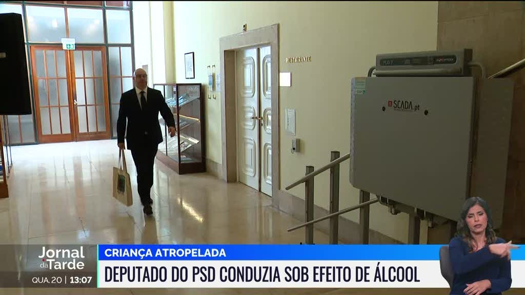 Deputado do PSD envolvido em acidente quando conduzia sob efeito do álcool