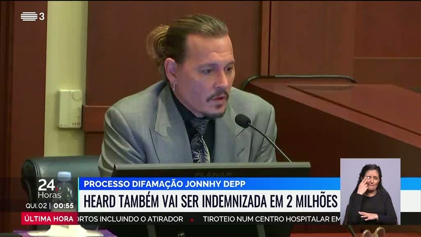 O que acontece se Johnny Depp vencer processo contra a sua ex