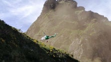 Imagem de Helicóptero resgata turista de queda no Fanal