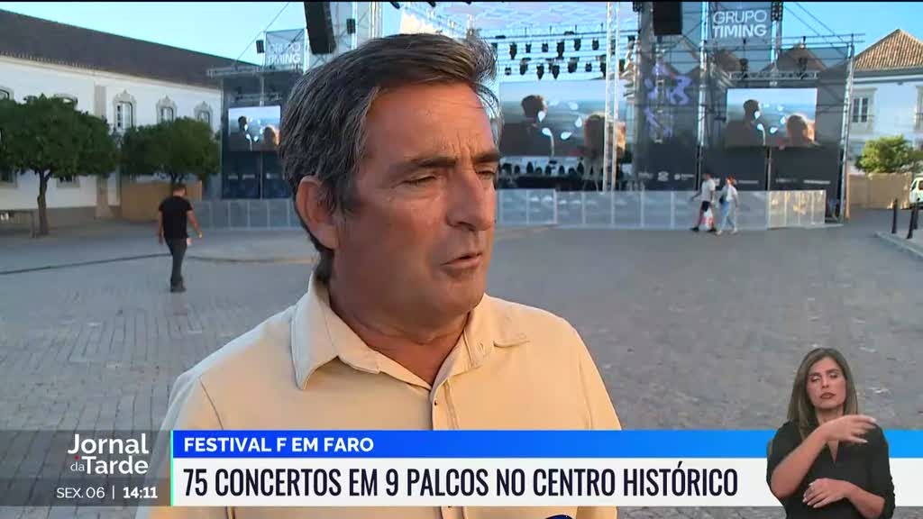 Festival F em Faro. 75 concertos em 9 palco no centro histórico