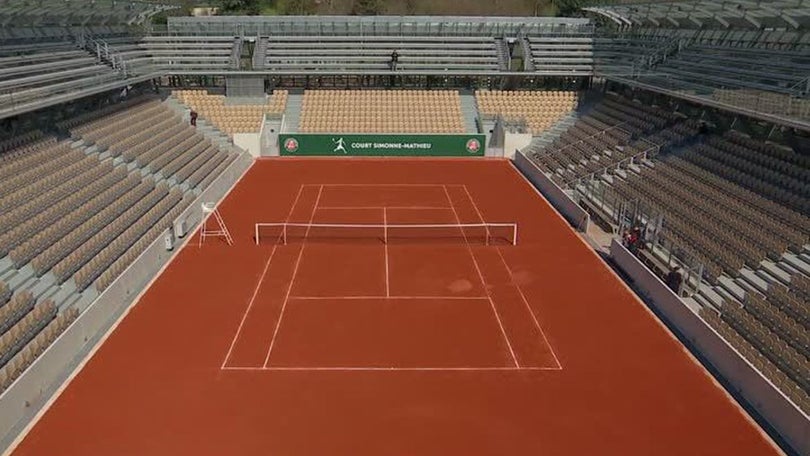 Torneio de Roland Garros vai ter público, mas será limitado a 60% da capacidade
