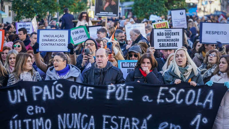 Imagem de Professores admitem desobedecer a serviços mínimos