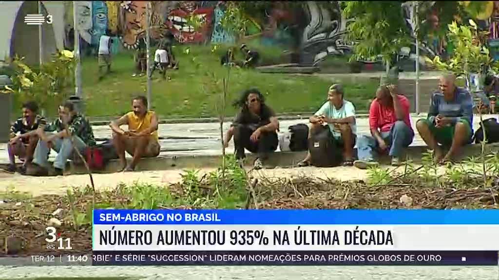 Brasil. Número de sem-abrigo aumentou 935% na última década