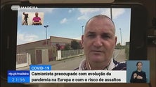 Imagem de Covid-19: Camionista madeirense vive aventura diária pela Europa fora (Vídeo)
