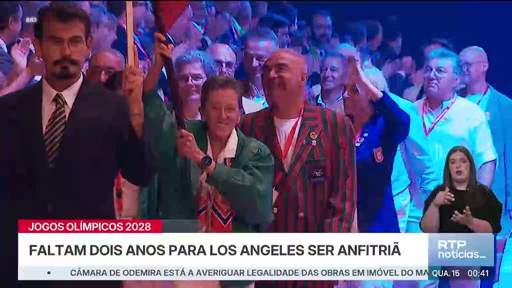 Imagem de Los Angeles 2028. COP homenageia atletas olímpicos portugueses