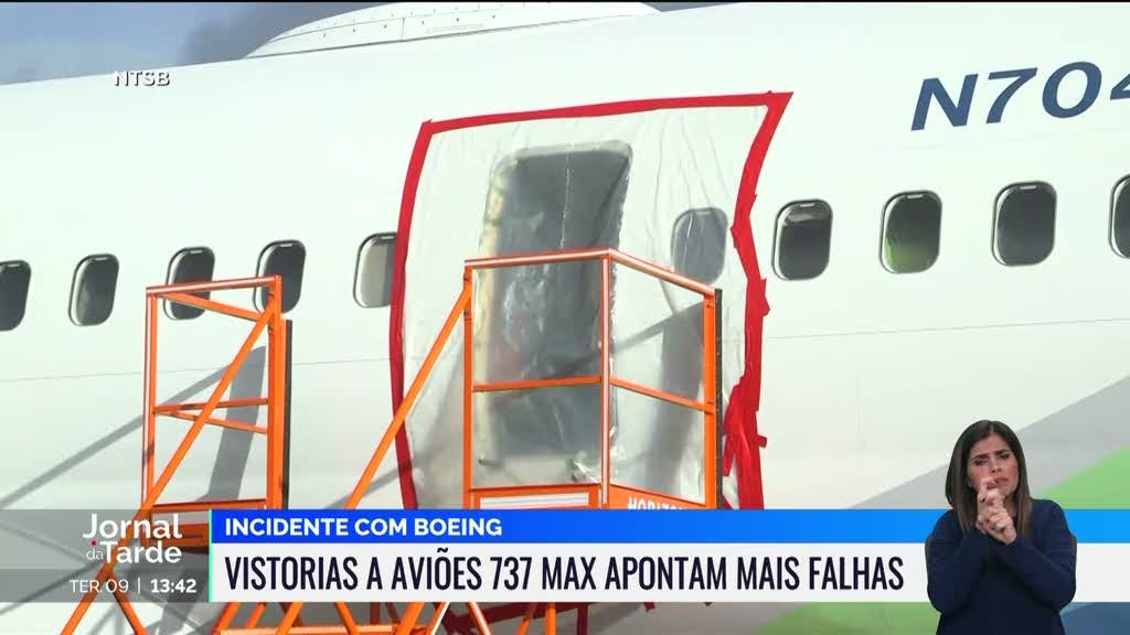 Detetadas mais falhas em aviões idênticos ao Boeing da Alaska Airlines