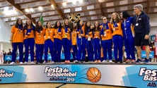 Imagem de A seleção da Madeira de sub-14 foi vice-campeã do torneio Festa do Basquetebol em Albufeira (Vídeo)