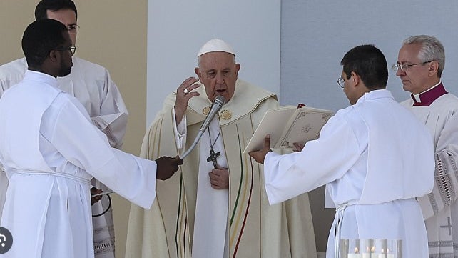 Imagem de Papa diz ter sonho da paz e lembrou grande dor na Ucrânia