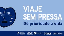Imagem de PSP com campanha nacional sobre os perigos do excesso de velocidade (áudio)