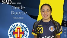 Neide Duarte renovou com o Madeira Andebol SAD