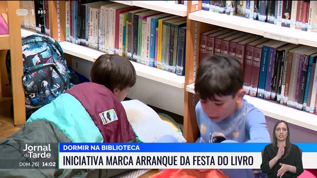 Alijó. Crianças dos 6 aos 10 anos passaram a noite na biblioteca