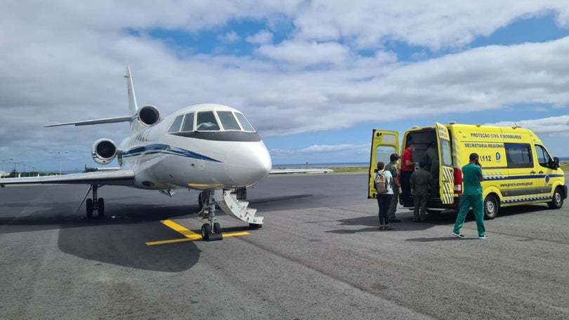 Imagem de Criança transportada de urgência para o Continente