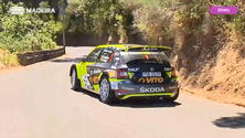 Campeão nacional Ricardo Teodósio testou esta segunda-feira o Skoda Fabia R5 Evo e trabalhou a travagem do carro (Vídeo)