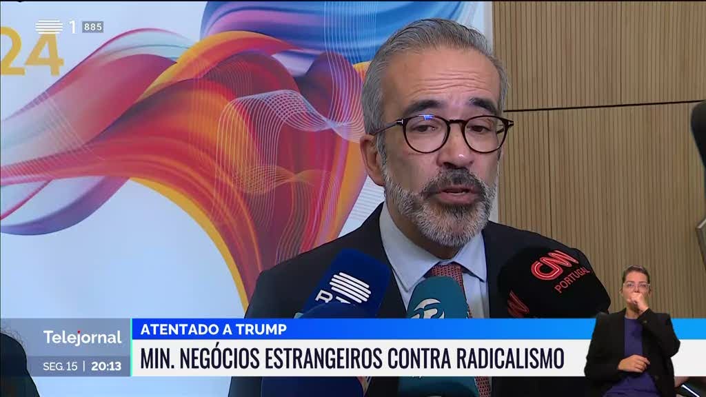 Atentado contra Trump. MNE português alerta para radicalismos