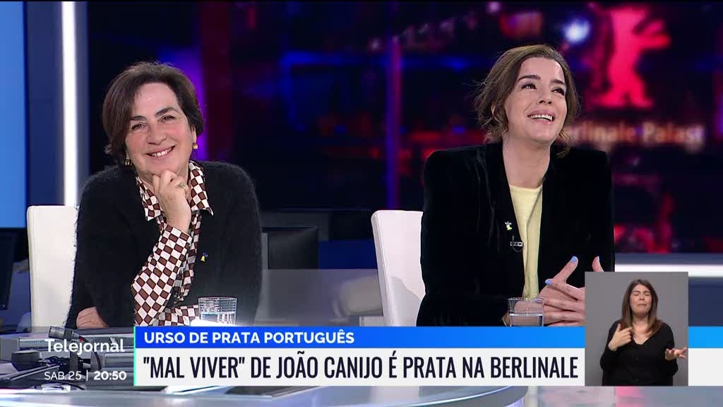 Urso de Prata. Rita Blanco e Anabela Moreira comentam prémio no Telejornal