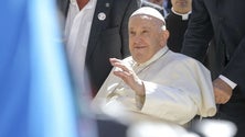 Imagem de Papa encontrou-se com membros da Companhia de Jesus
