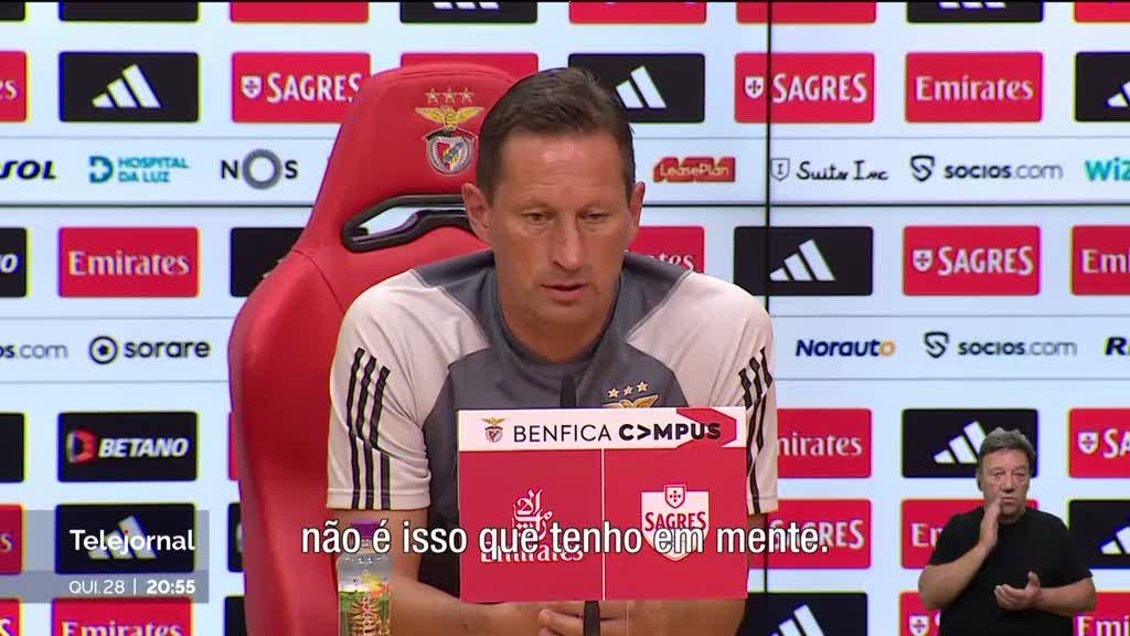 Benfica-FC Porto. Roger Schmidt desvaloriza derrotas com dragões na Luz
