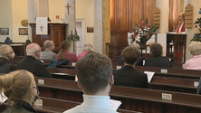 Imagem de Noite Sagrada na Igreja luterana alemã (vídeo)