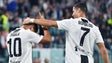 Imagem de Ronaldo decisivo na vitória da Juventus sobre o Nápoles, mesmo sem marcar