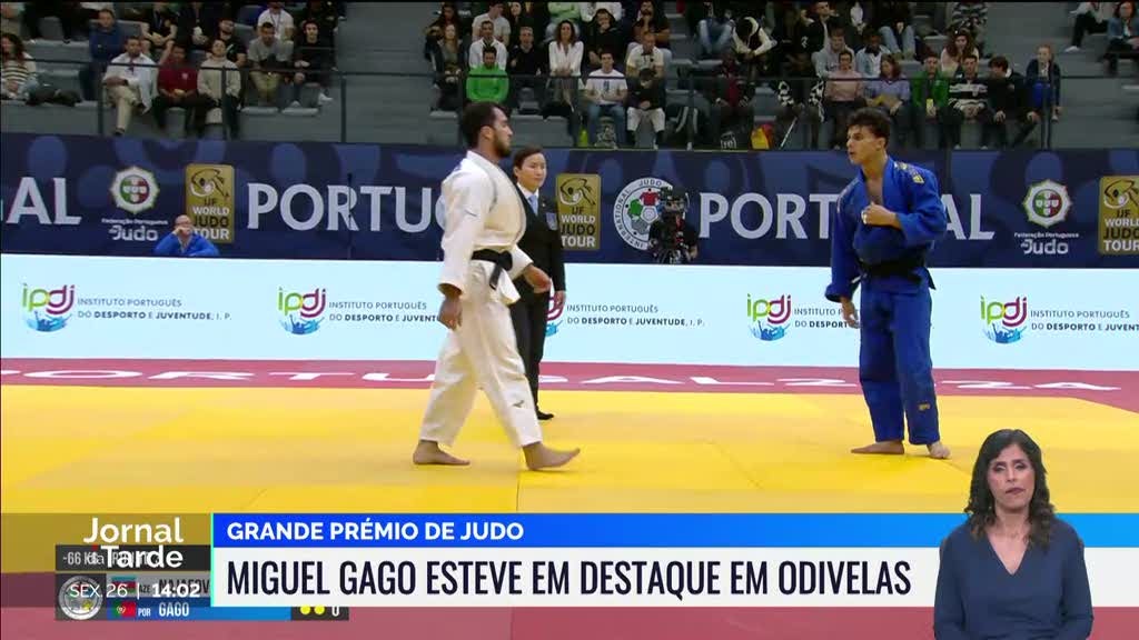 Grande Prémio de Judo. Miguel Gago esteve em destaque