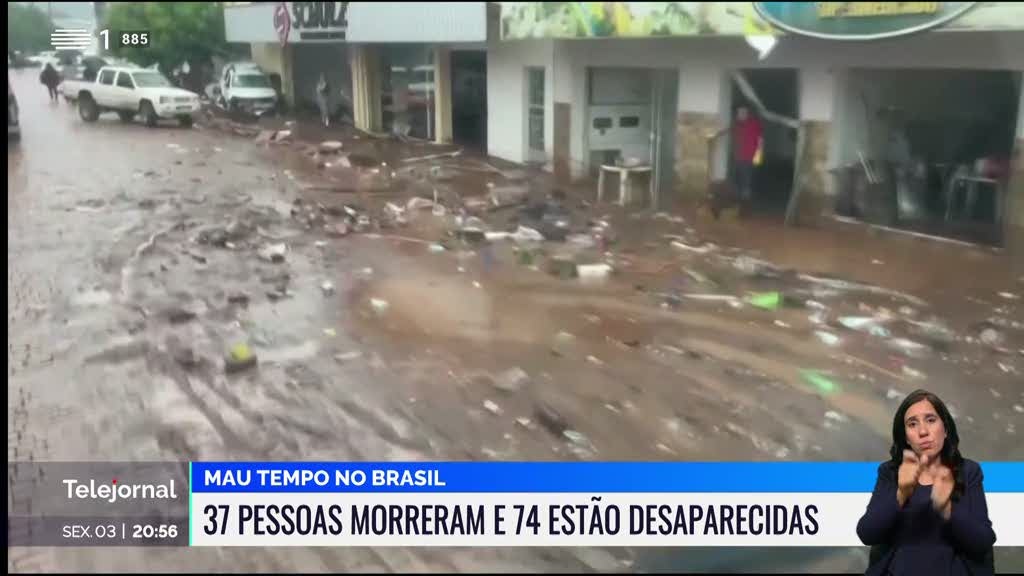 Mau tempo já matou 37 pessoas no Brasil