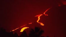 Imagem de Cumbre Vieja com novo ponto eruptivo