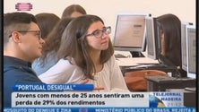 Portugueses perderam 116 euros mensais durante a crise (Vídeo)