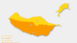 Madeira sob aviso laranja devido à chuva