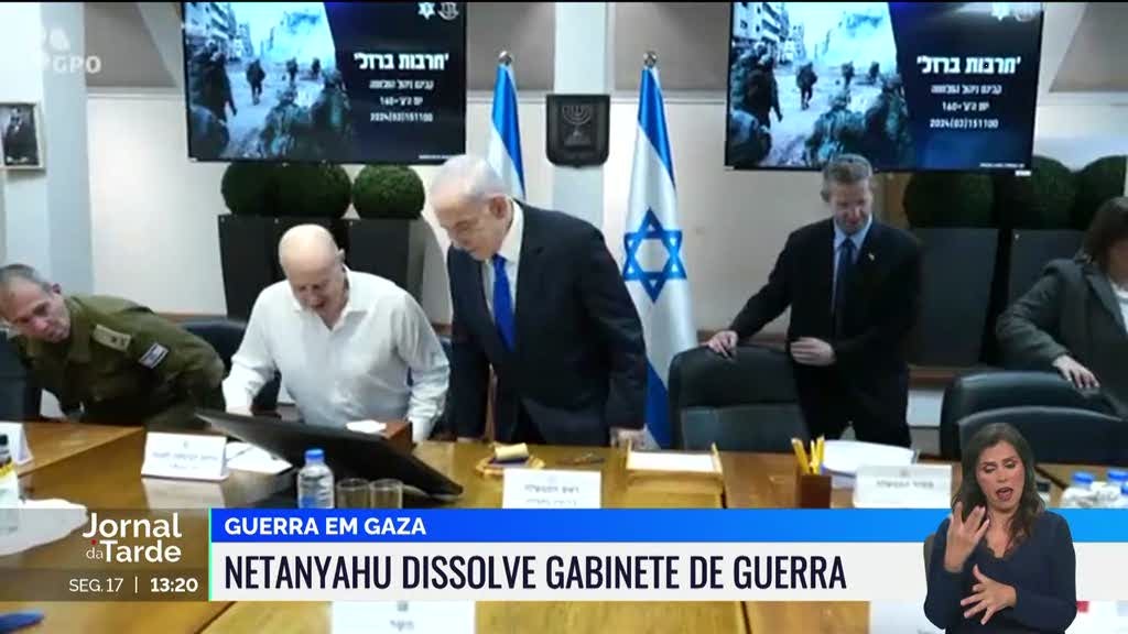 Benjamin Netanyahu dissolveu o gabinete de guerra de Israel