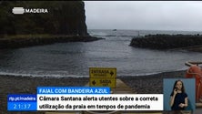 Imagem de Covid-19: Câmara de Santana sensibiliza população para cuidados a ter nas idas à praia (Vídeo)