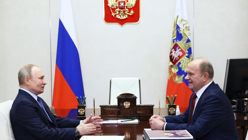 Imagem de Putin elogia diálogo e sintonia com o Partido comunista russo