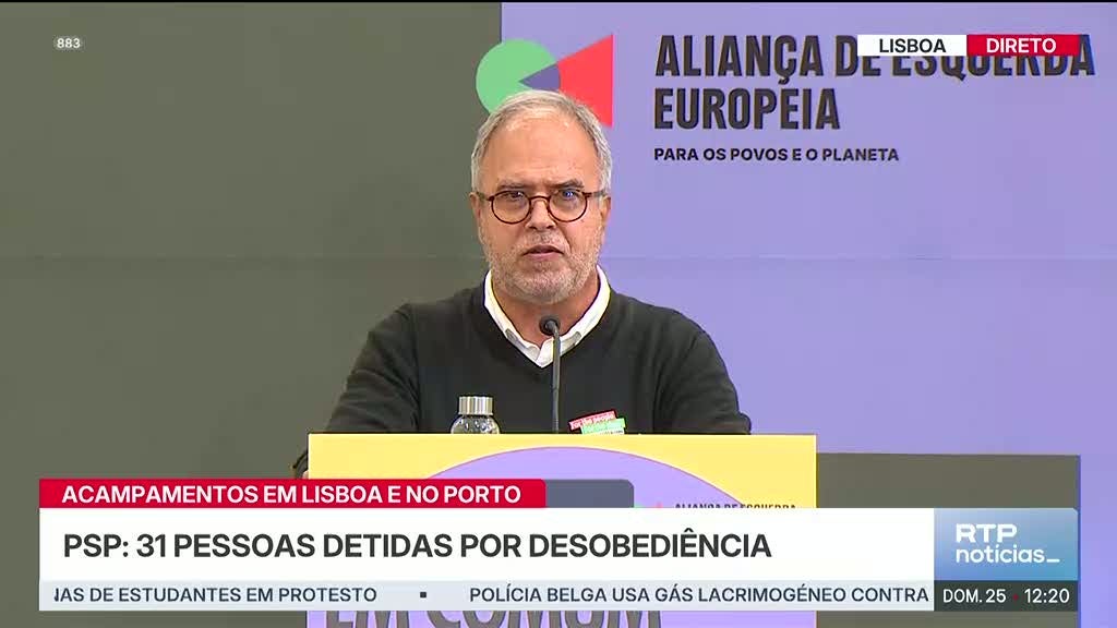 Imagem de "Enxovalho para a democracia". BE condena "violência policial" e critica Governo