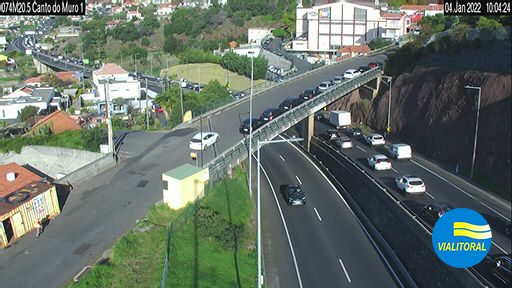 Trânsito congestionada na via rápida