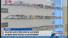 Imagem de Acordo entre Secretaria e privado proporciona óculos a carenciados (Vídeo)