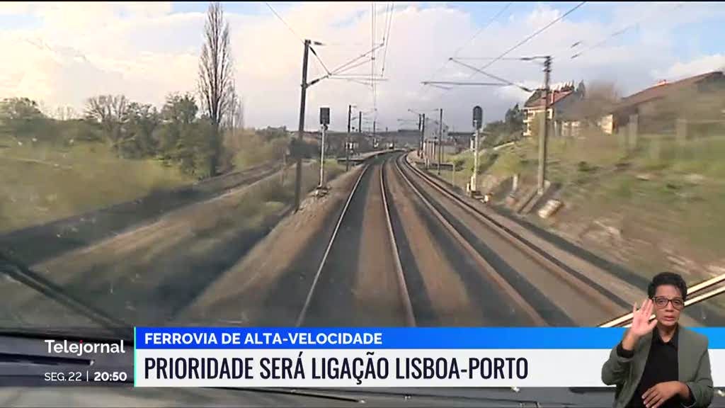 TGV. Prioridade será ligação entre Lisboa e Porto