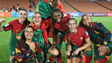 Jogadoras portuguesas festejam presença na fase final do Mundial (vídeo)