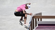 Imagem de Skateboarder limitado por lesão