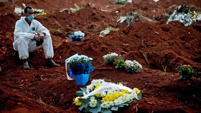 Imagem de Covid-19: Brasil com mais de metade dos 40 mil mortos na América latina