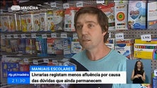 Imagem de Covid-19: Afluência às livrarias do Funchal diminuiu (Vídeo)