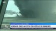 Avião incendeia-se ao embater em camião causando dois mortos no Peru (vídeo)